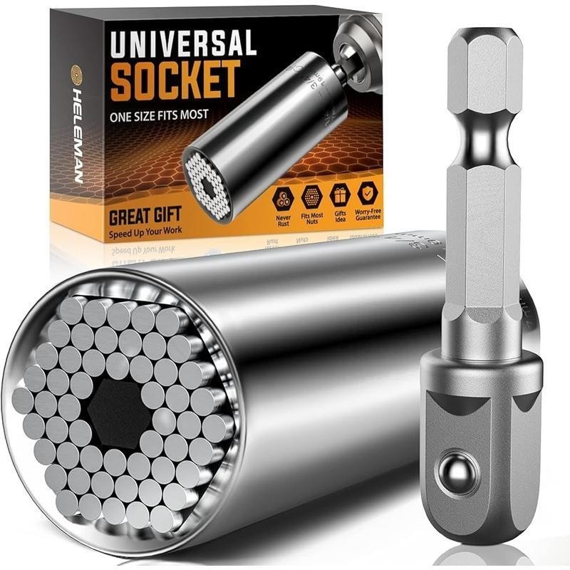 Universal Socket Tools with Power Drill Adapter (7-19 MM) Cool Stuff Gadgets