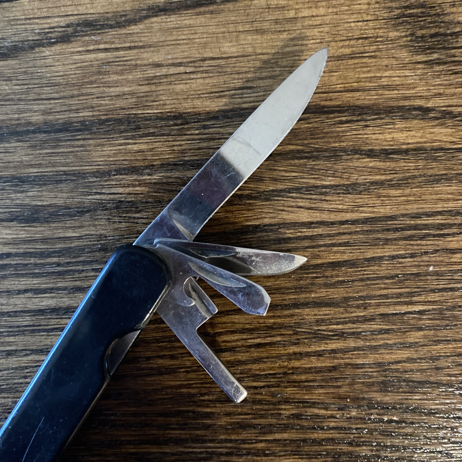 Multi-Tool Utility Pocket Knife Pliers File Ruler Screwdriver Bottle Opener