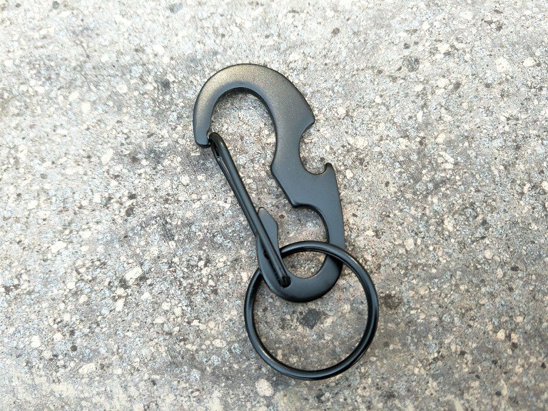 10pcs D-Ring Carabiner with Bottle Opener, EDC Spring Clip, Key Ring Gift