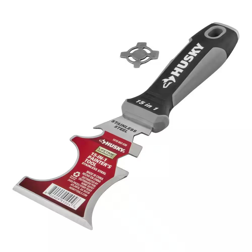 15-In-1 Painters Multi-Tool with Stainless Steel Blade
