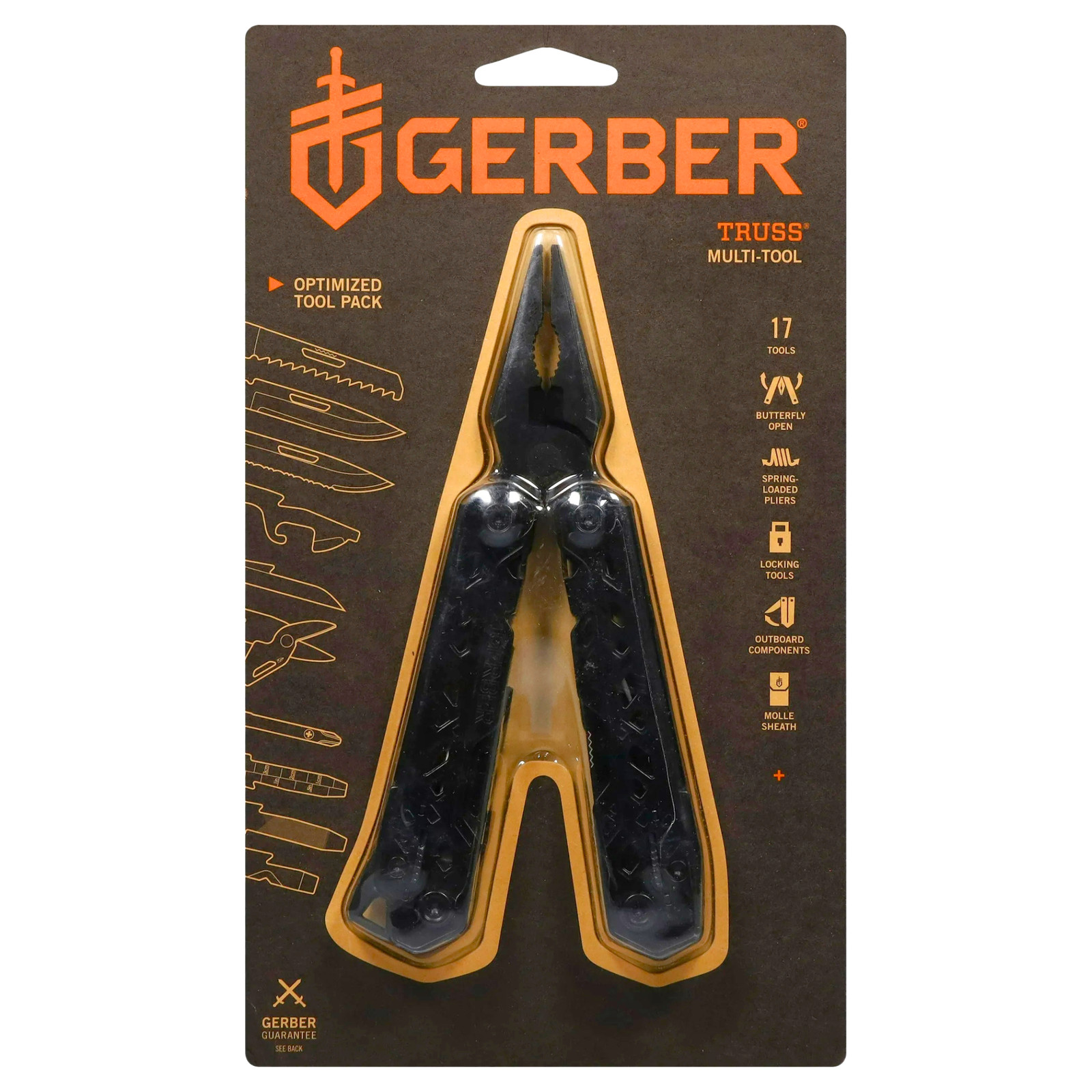 Gerber Truss Multi-Tool: 6.5 inch / Standard Sheath (Grey)