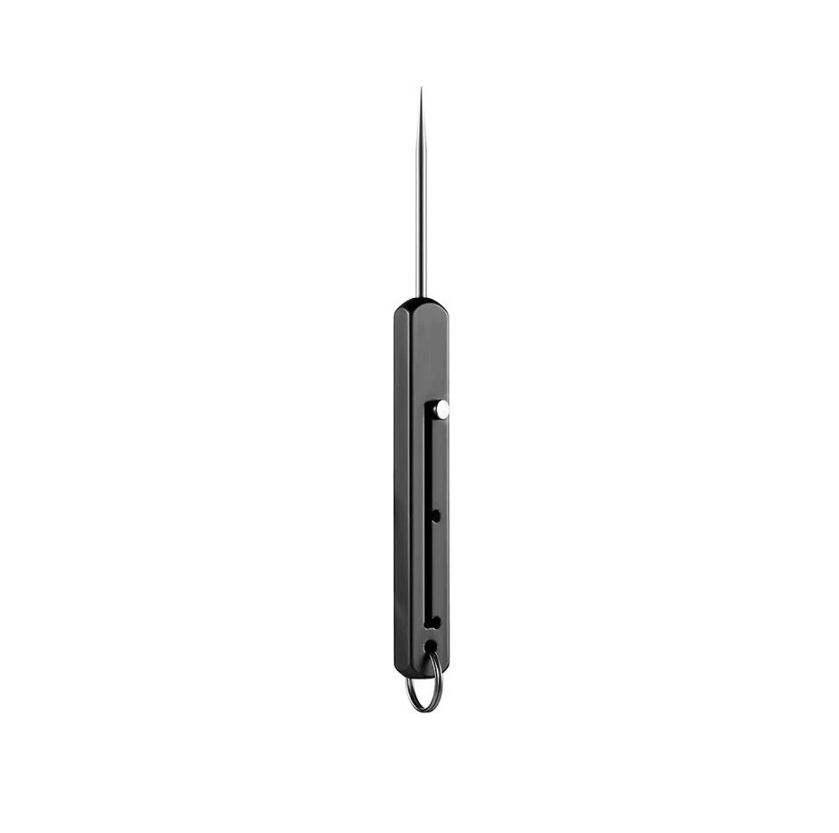 1PC Portable Titanium Toothpick with Holder: Reusable Metal Travel Tool – NEW