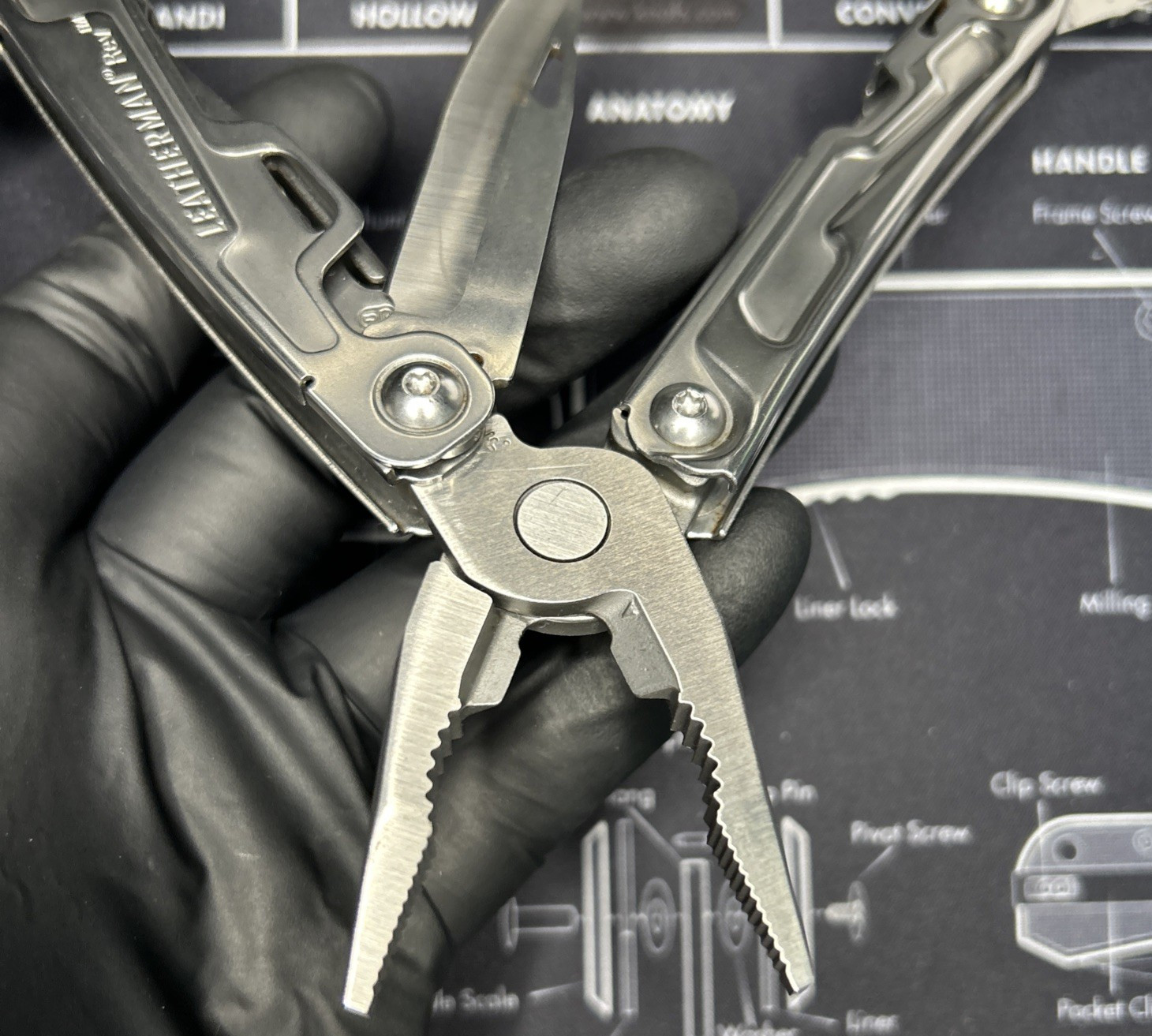 Leatherman Rev Folding Multi-Tool Knife Plier USED BOD 0120 Carry Clip VGUC