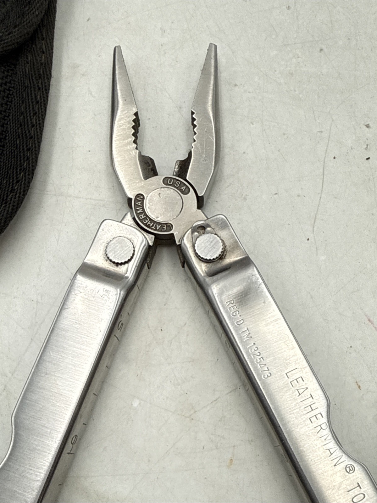 Vtg 1993 Orig. Leatherman PST POCKET SURVIVAL TOOL US Reg. 1325473 W/ Nylon Case