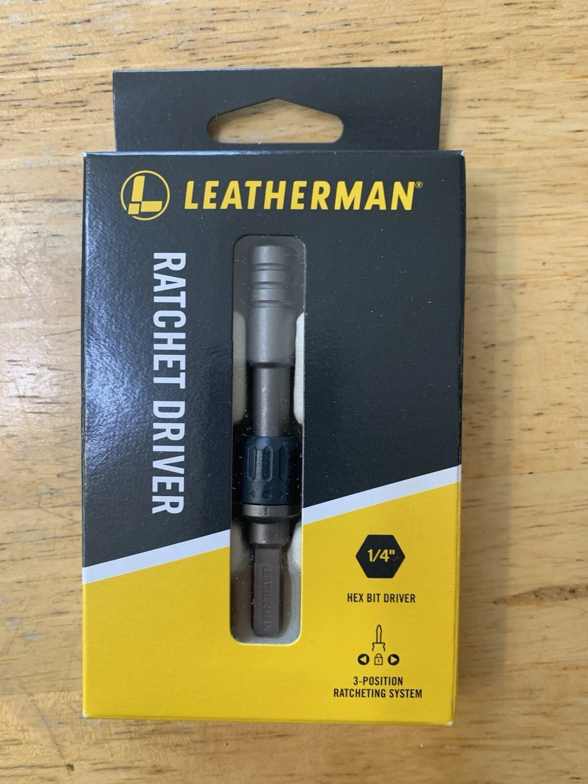 GENUINE BRAND NEW IN BOX Leatherman Ratchet Driver 1/4 Hex Bit 931030 Fast Ship