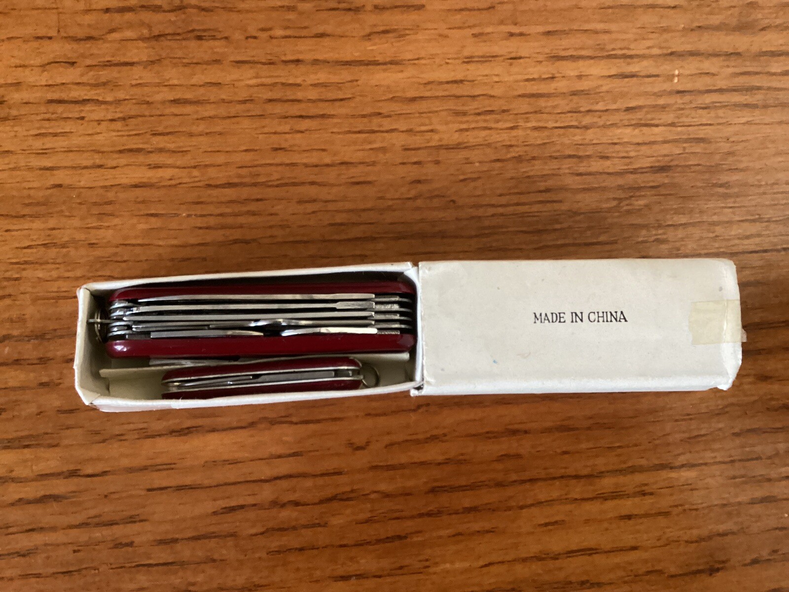Swiss Foldable Style Pocket Knife Multi Tool Plus A Mini Version New Open Box