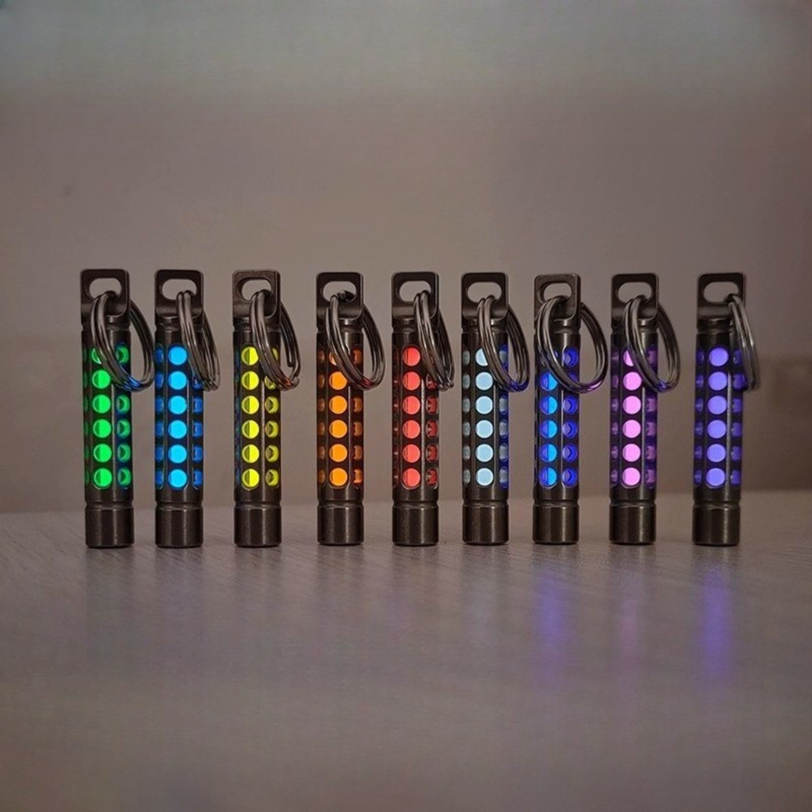 1pc 3.5x25mm Glass Tube Night Luminous 25 Years Lamp Tube W/ Titanium Enclosure-