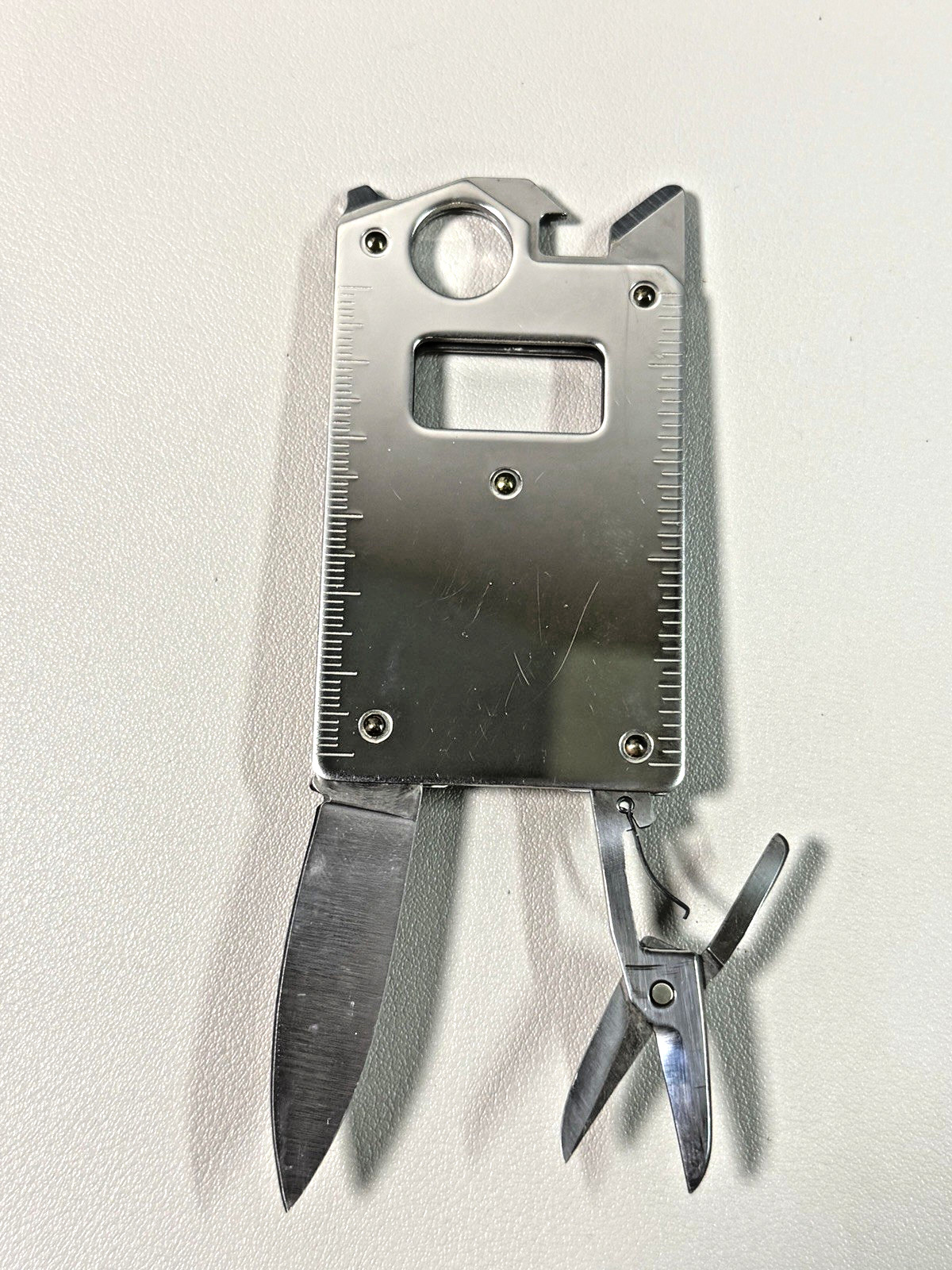 Vintage THE NATURE COMPANY Kanger SURVIVAL MULTI TOOL + Pouch Belt Sheath Manual