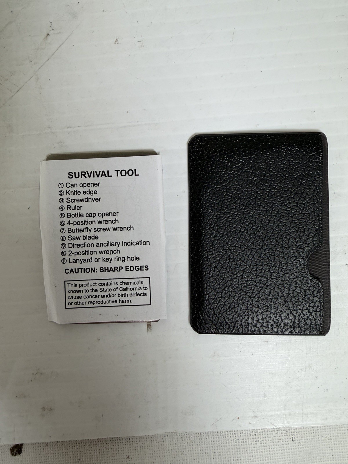 150 Multi Tool Hunting Survival Camping Pocket Credit Card Knife 11in1 EDC