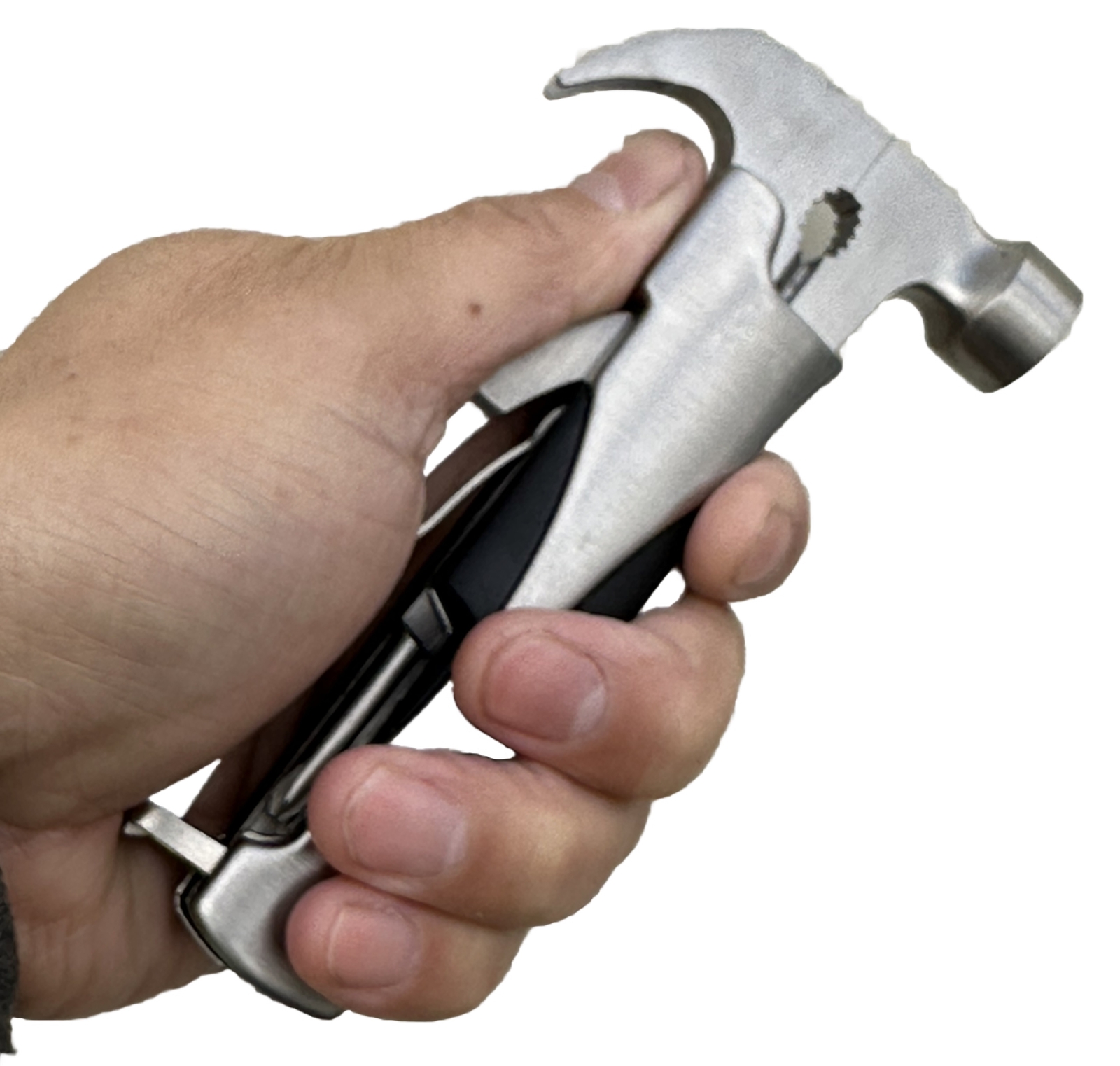 Outdoor Backpacking Survival Handy Hammer Plier Nail Puller Wire Cutter Saw Tool