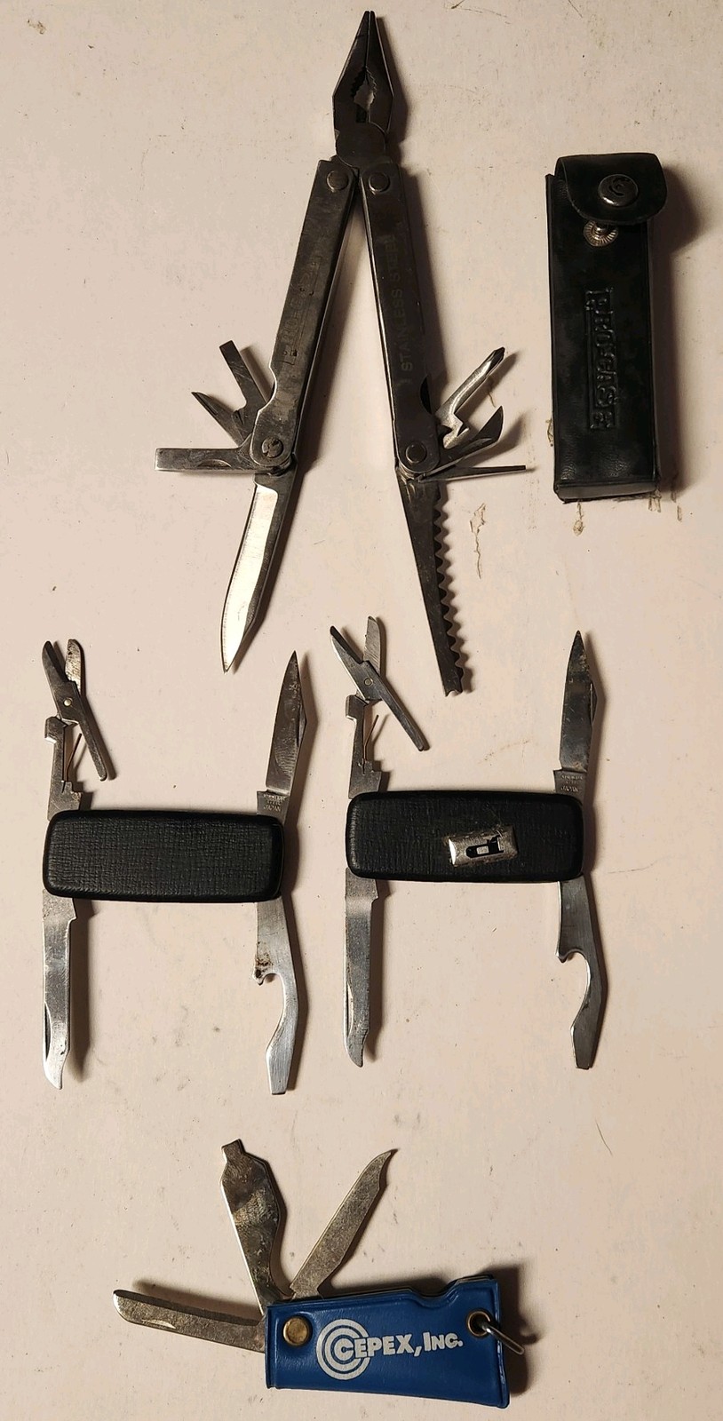 Lot Of 4 Multi-Tools-2 Jspanese 1 Pro Case 1 Cepex, Inc