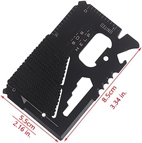 NEW Survival Card – Multi-Purpose Pocket Sized Survival Tool Stainless Steel