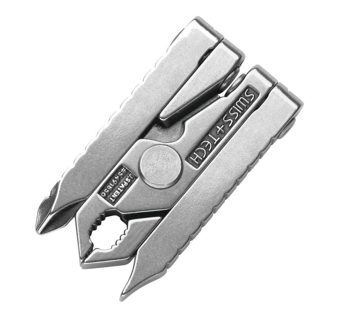 Swiss+Tech Micro-Tech 6-in-1 Multi-Function Pocket Tool Locks Onto Key Ring New