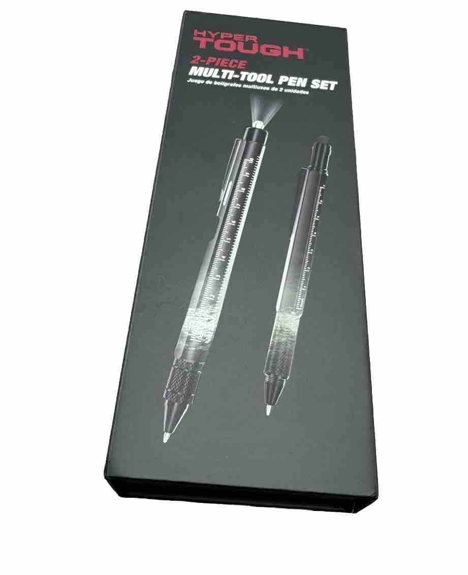 Hyper Tough 2 Piece Multi-Tool Pen Set New 42864