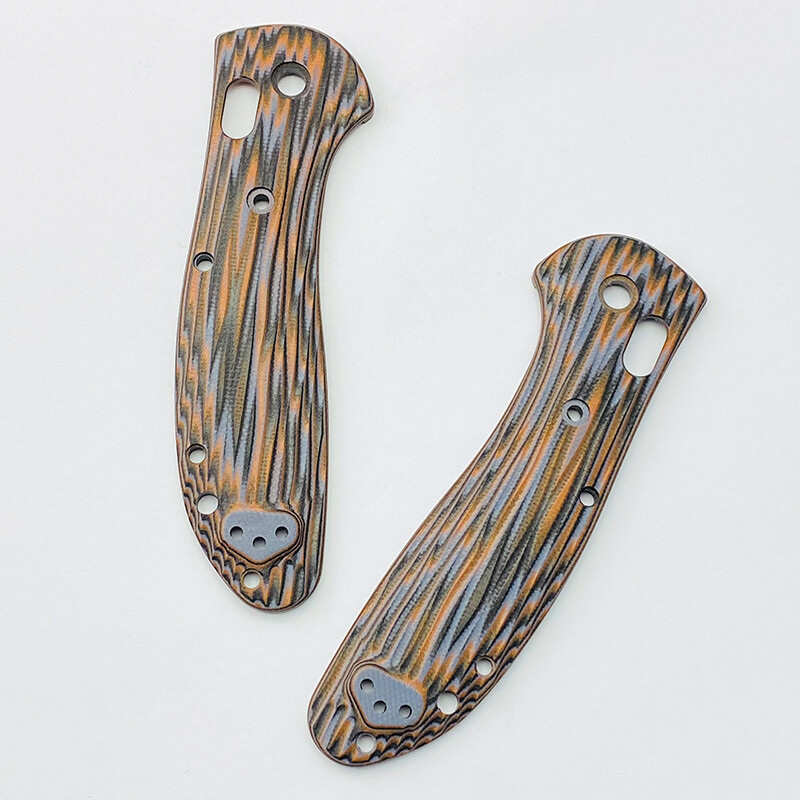 1 Pair G10 Handle Scales+Supporting Shafts for Benchmade Griptilian 551/550