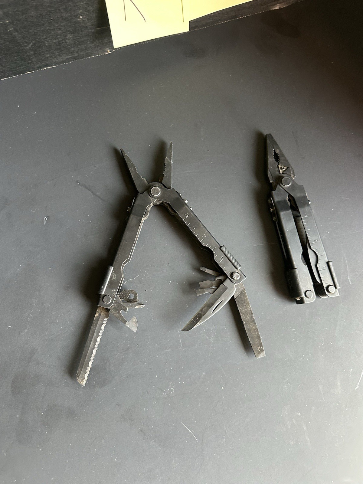 Lot of 2 Gerber Multi-Plier Multi Tools Black Folding Pliers USA