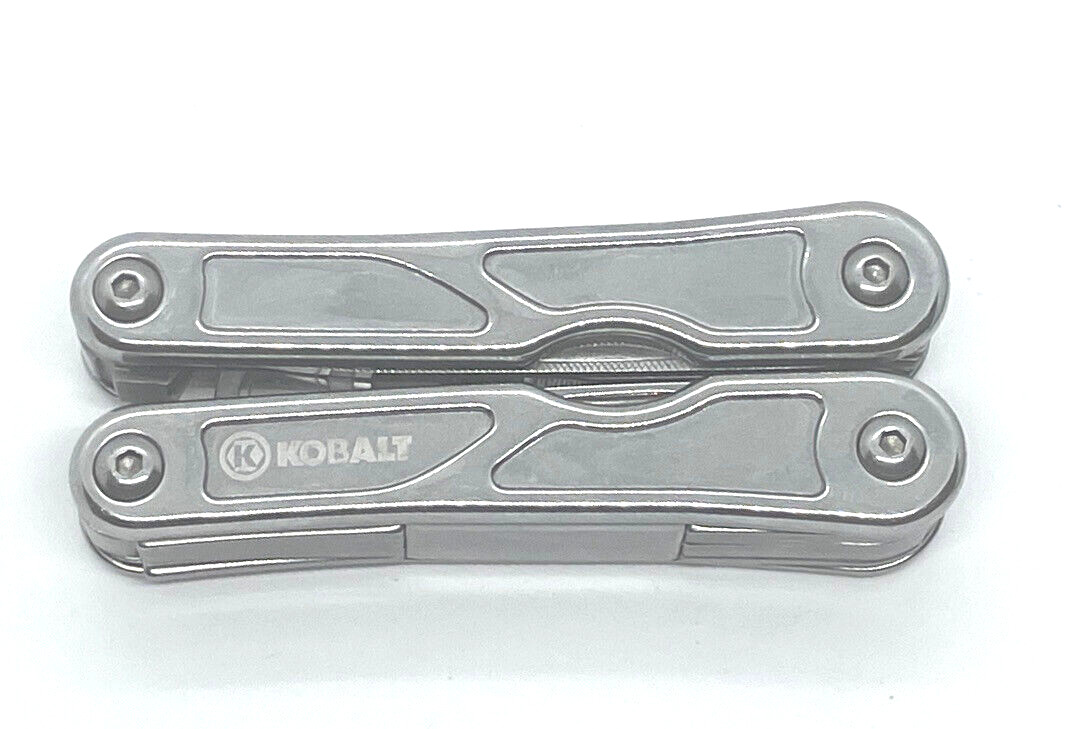 Kobalt Pocket Multi Purpose Tool Stainless Steel Knife Pliers Drivers EDC