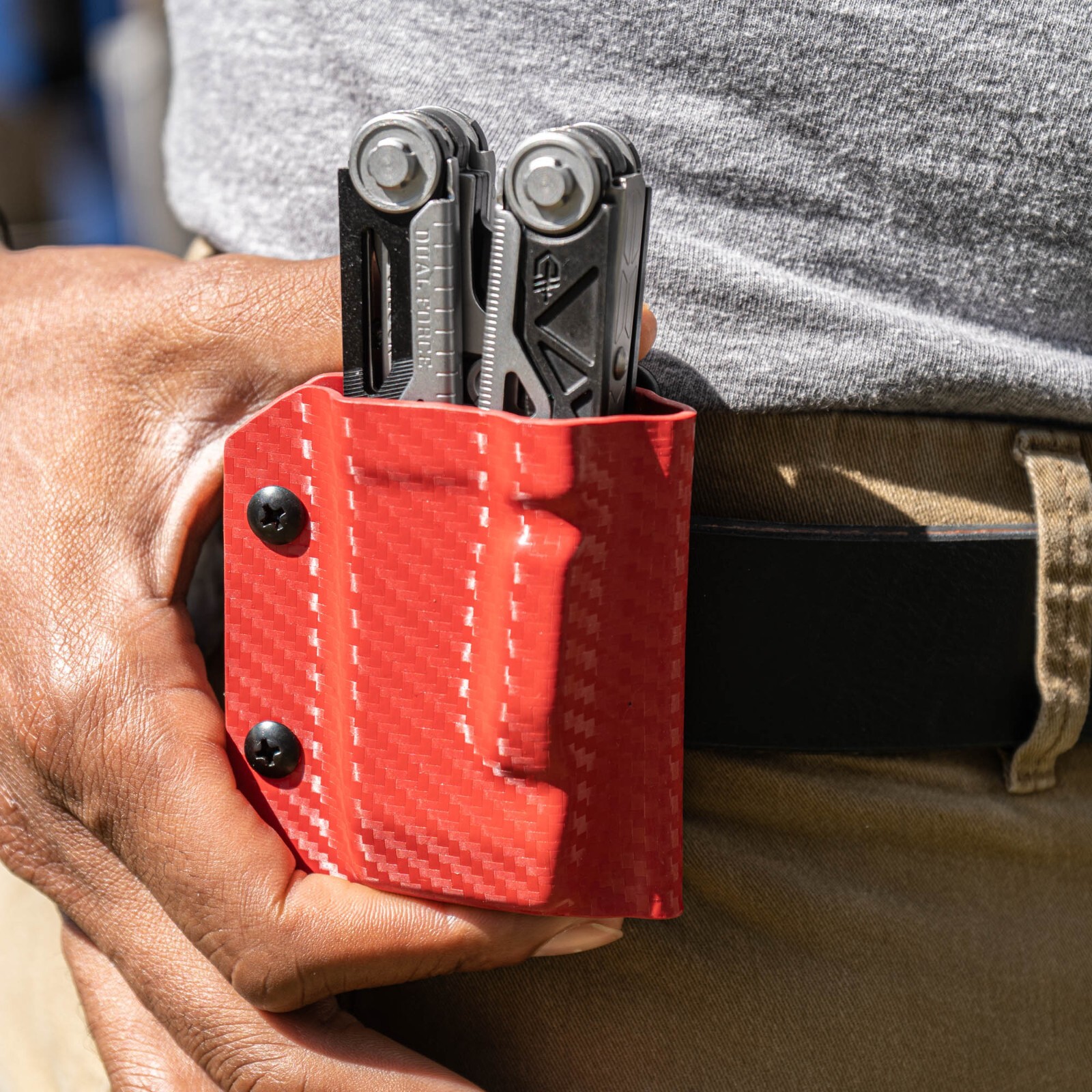 Clip & Carry Kydex Multitool Sheath for Gerber Dual-Force Multi Tool – USA Made!