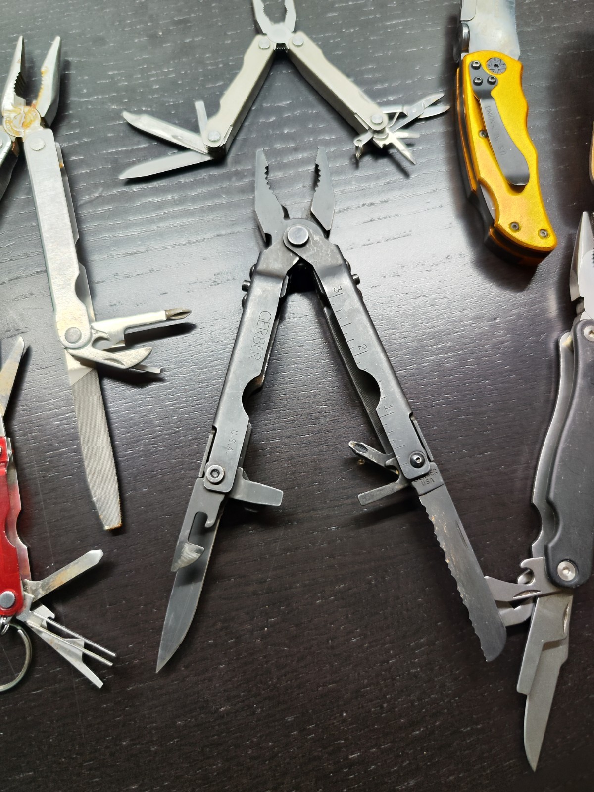 Gerber Husky Leatherman Sheffield Remington Multi tool Vintage Rare Set 6 Piece