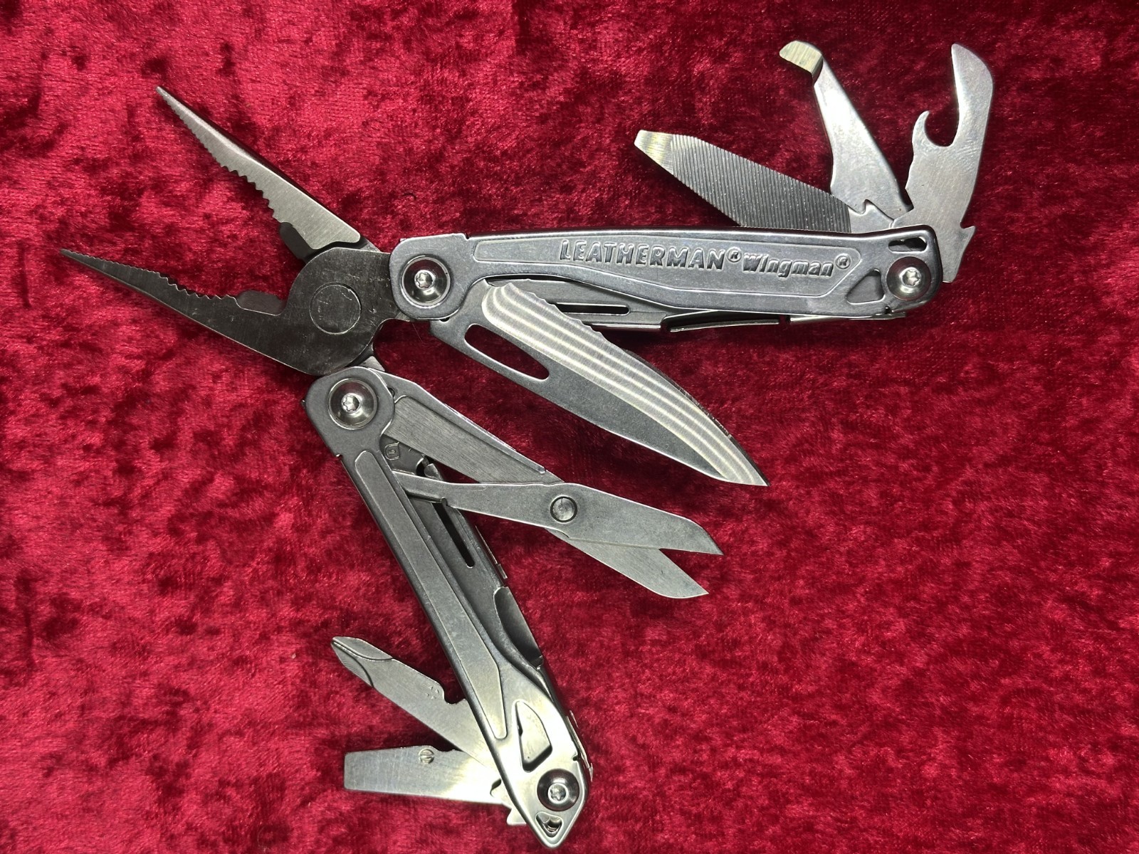 Leatherman WingMan Stainless 9 Tool Multi-Tool No Sheath Random Pick Used (379)