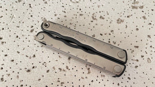 Leatherman KICK Stainless Steel Silver &Grey Multi Tool Pliers,Knife,Opener Bott
