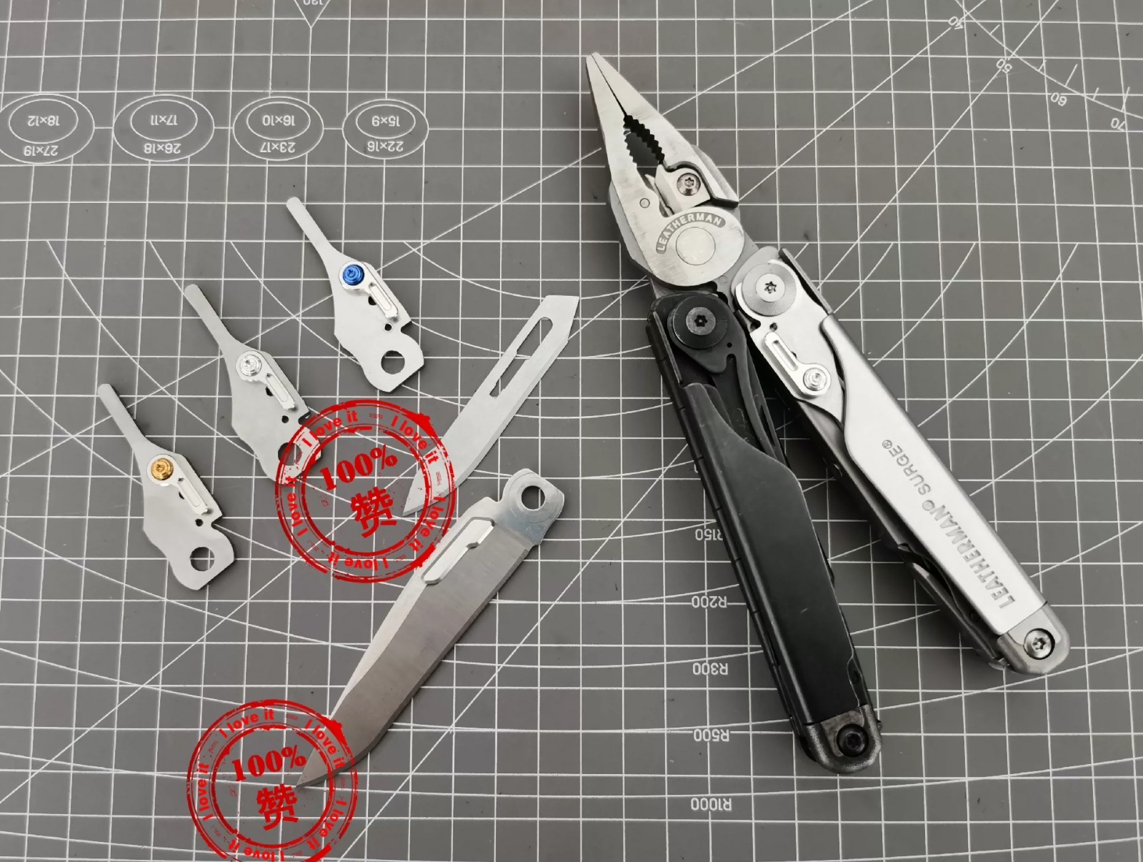 Leatherman SURGE Scalpel Adapter – Replace Primary Tool Slot with #10 #11 #15