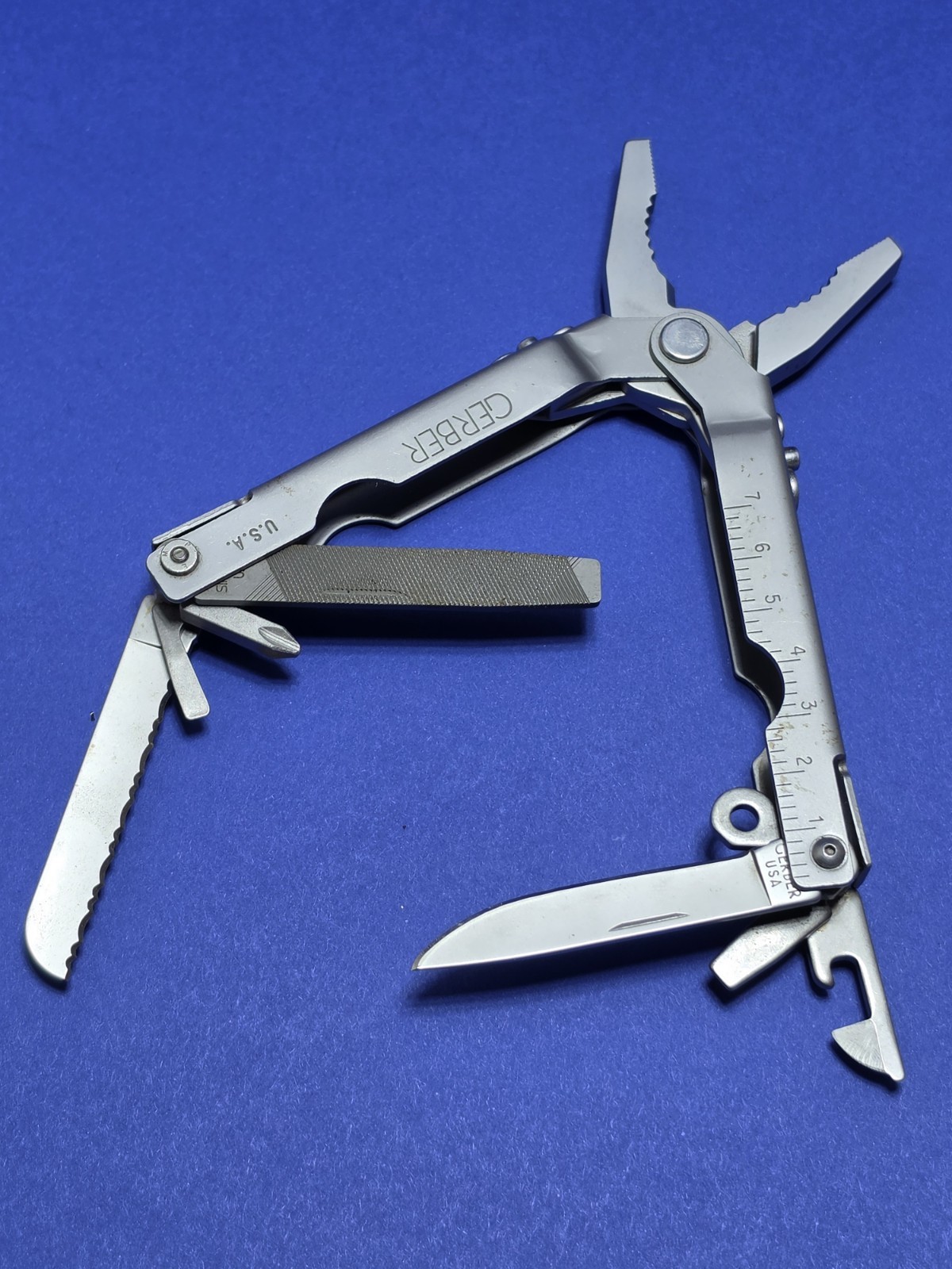 Gerber Multi-Plier Retractable Mr Pinchy Jaws MP600 w/Sheath 1991 Retired Rare