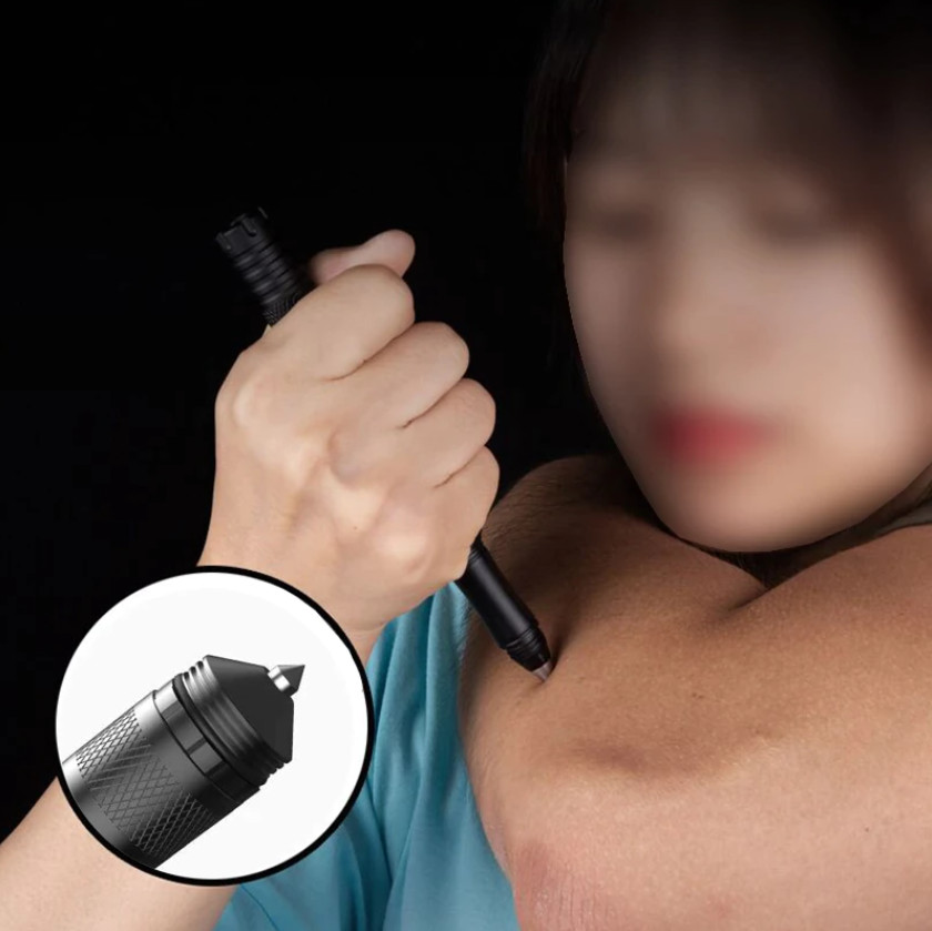 Self Defense Pen Tactical Pen Torch Whistle Glass Breaker Screw Driver Aluminum