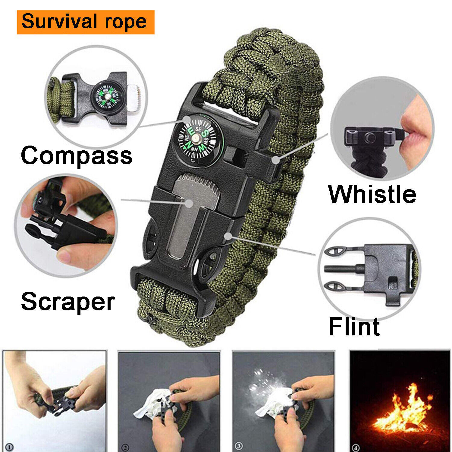14in1 Gear And Equipment, Outdoor Fishing Hunting Camping Accessories
