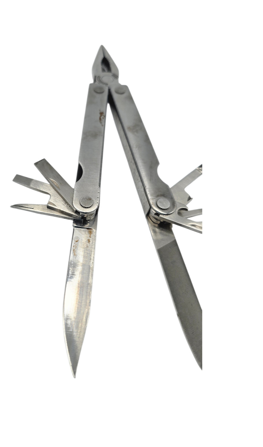 Vintage Leatherman PST – Multi-Tool w/ Leather Sheath USA Made – Used