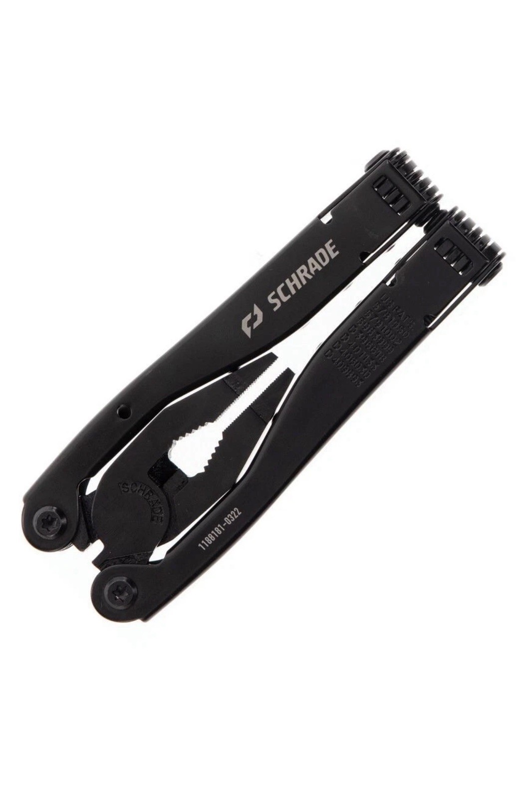 Schrade Tough Tool Multi-Tool Black Numerous Tools w/Stainless Handles – 1182533