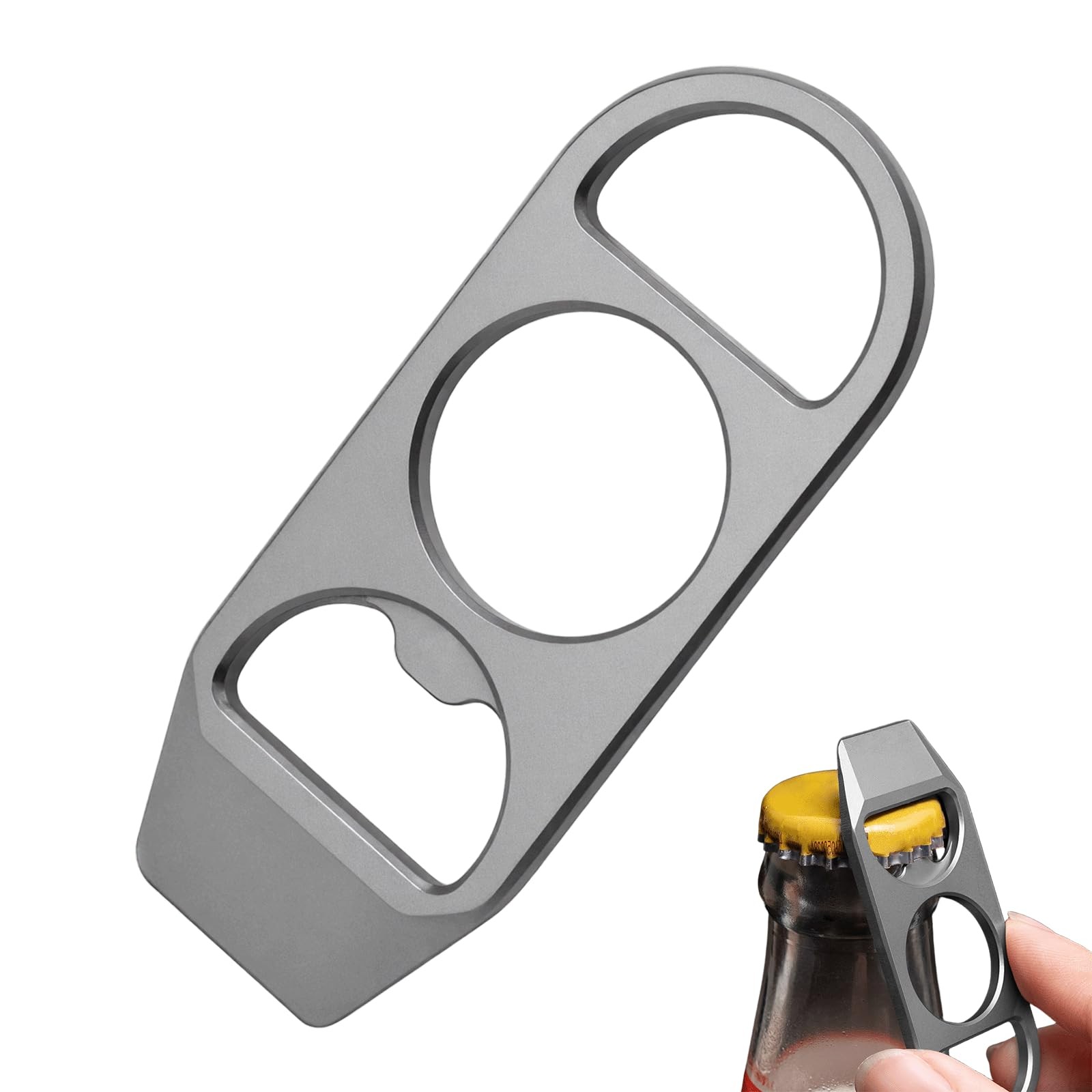 Mini Lever Bar, Multitool Titanium Pry Bar, EDC Pry Bar with Bottle Opener, Po…
