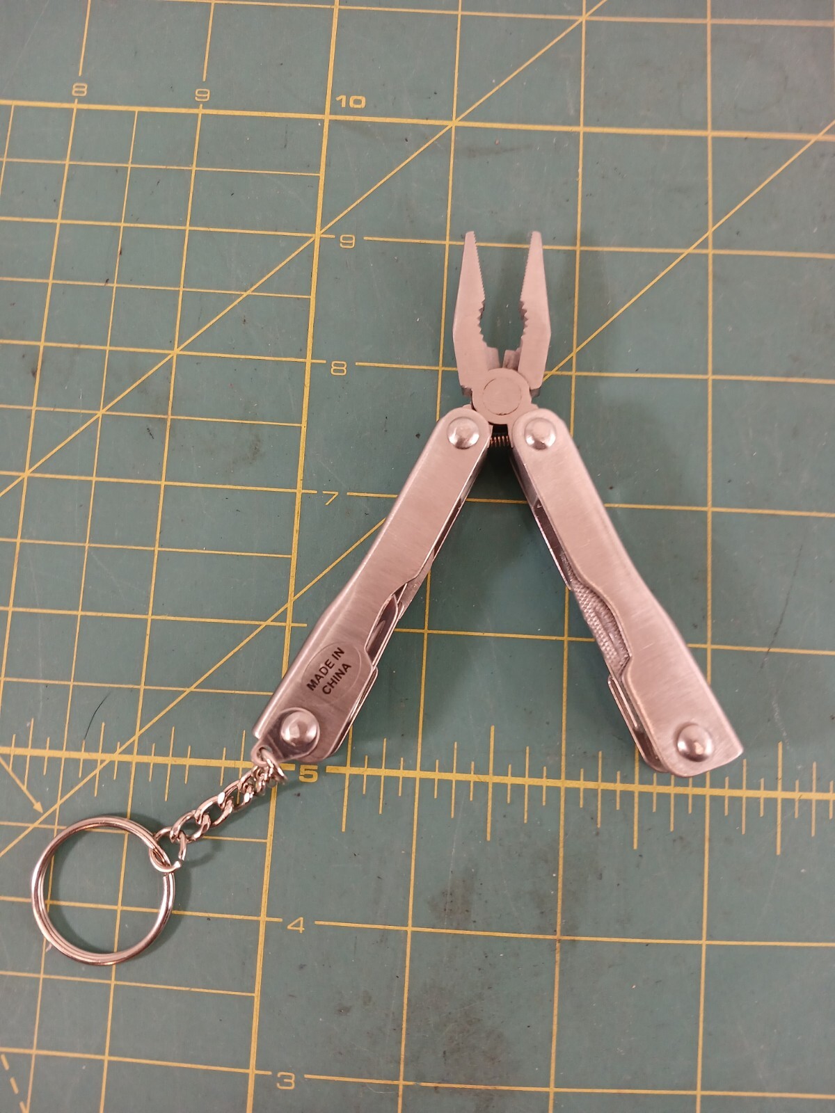 Mini Multitool Keychain with Belt Sheath ** New **