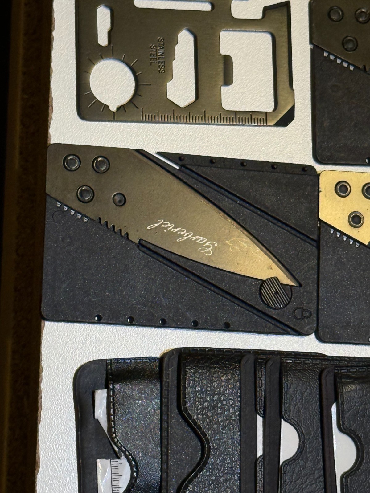 15 MULTIPURPOSE POCKET SURVIVAL TOOLS 4-716-B1-2-4 $5 OBO