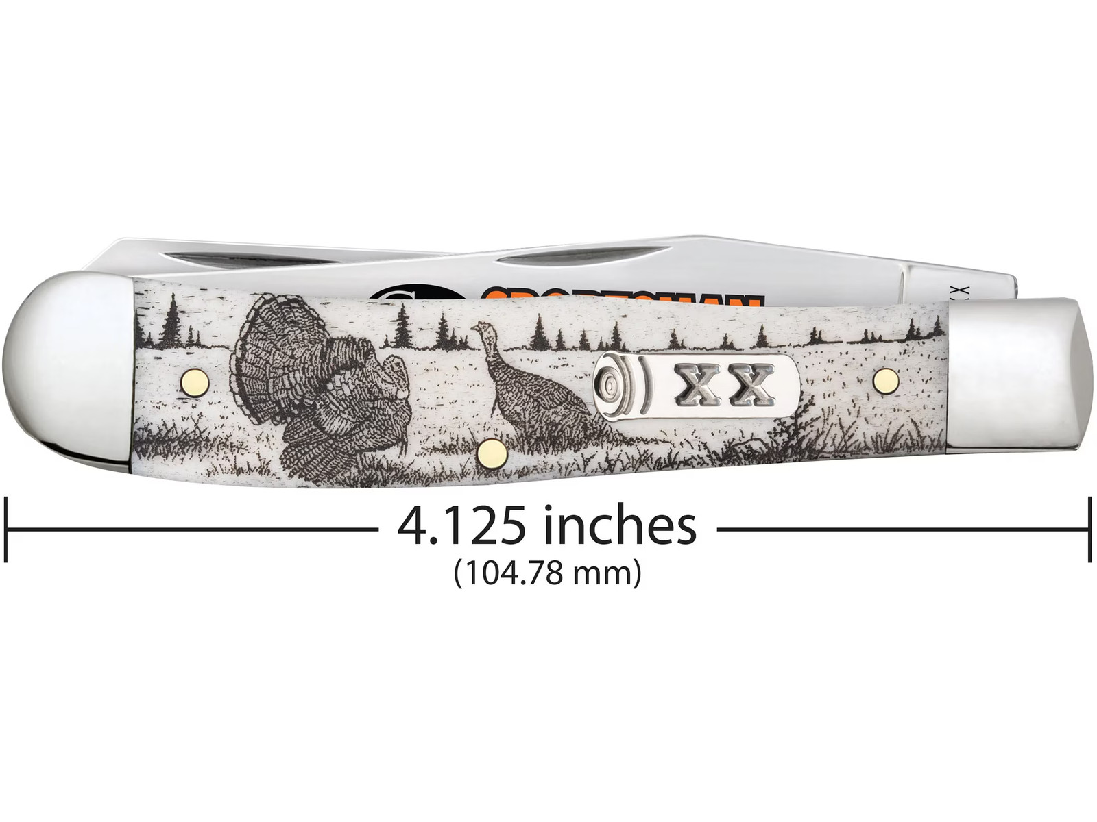 Case Trapper Sportsman Turkey Series Pocket Knife 3.27″ Clip/Spey Tru-Sharp