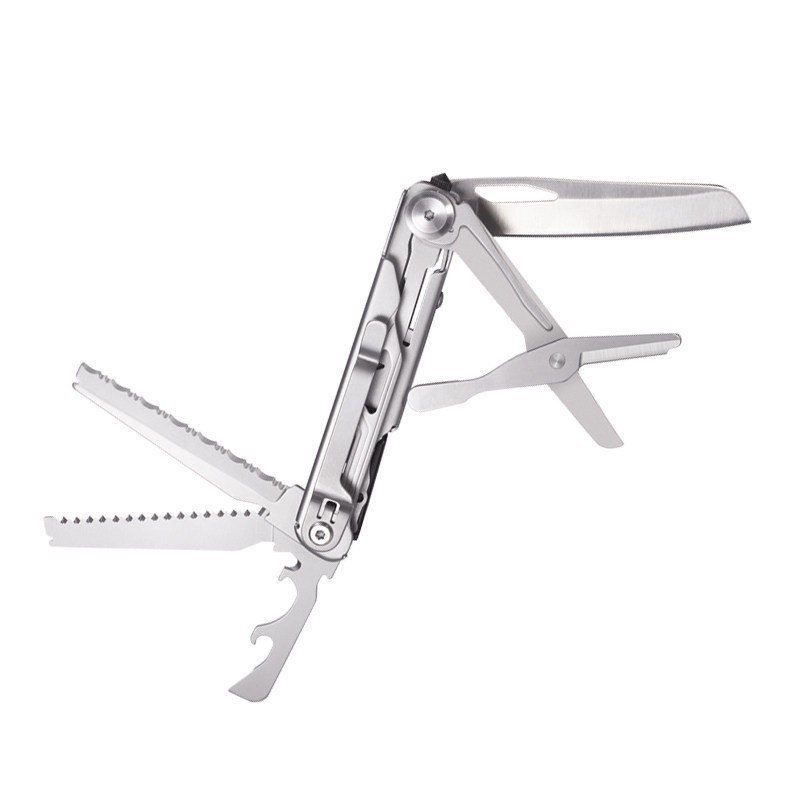 Folding EDC Multitool Pocket Utility Tool Knife Saw Scissors Camping Outdoor