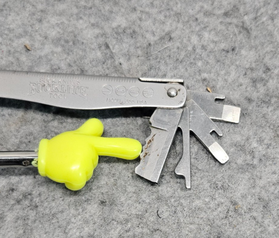 BUCK KNIVES -BUCKLITE NO. 355 Multi Tool Plier Screwdrivers File USA made