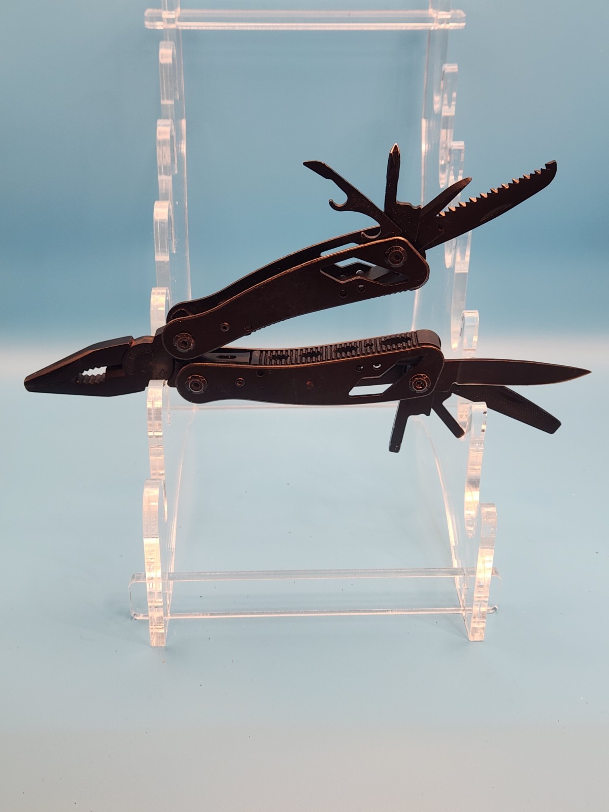 Gerber Bear Grylls Ultimate Multi-Tool Plier Knife Black Stainless 12 Tools EDC