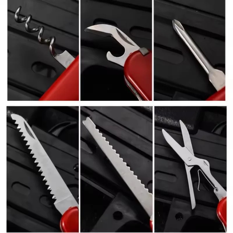 Portable Pocket Outdoor Camping Multi-Purpose Tool Knife Function Knife US