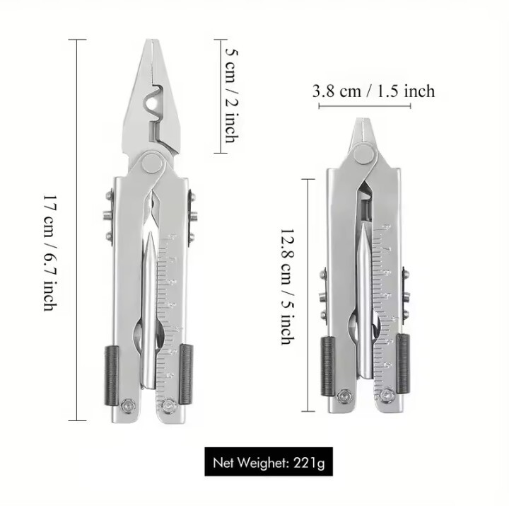 High Quality Multi Tool Pliers with Sheath for Mechanical Work Camping Hiking
