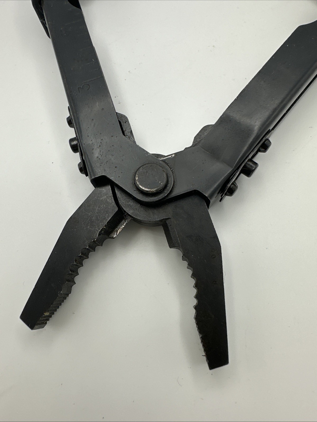 Vintage Gerber Black 10-in-1 Multi Tool Stainless Black with Simonds File