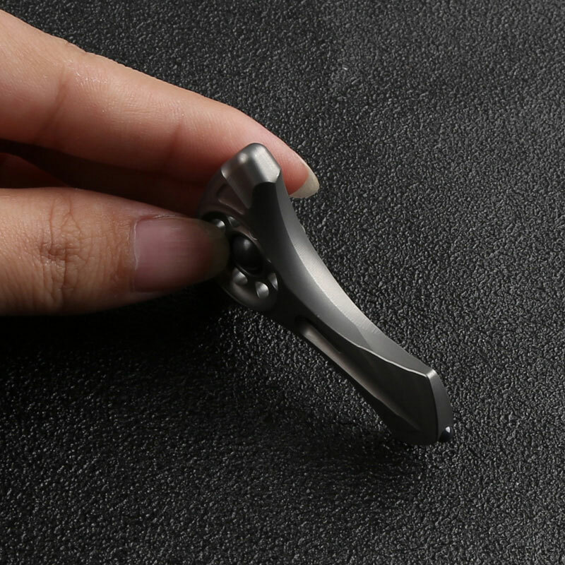 TC4 Titanium Keychain Necklace Pendant Bead Window Break Tool with Kydex Sheath