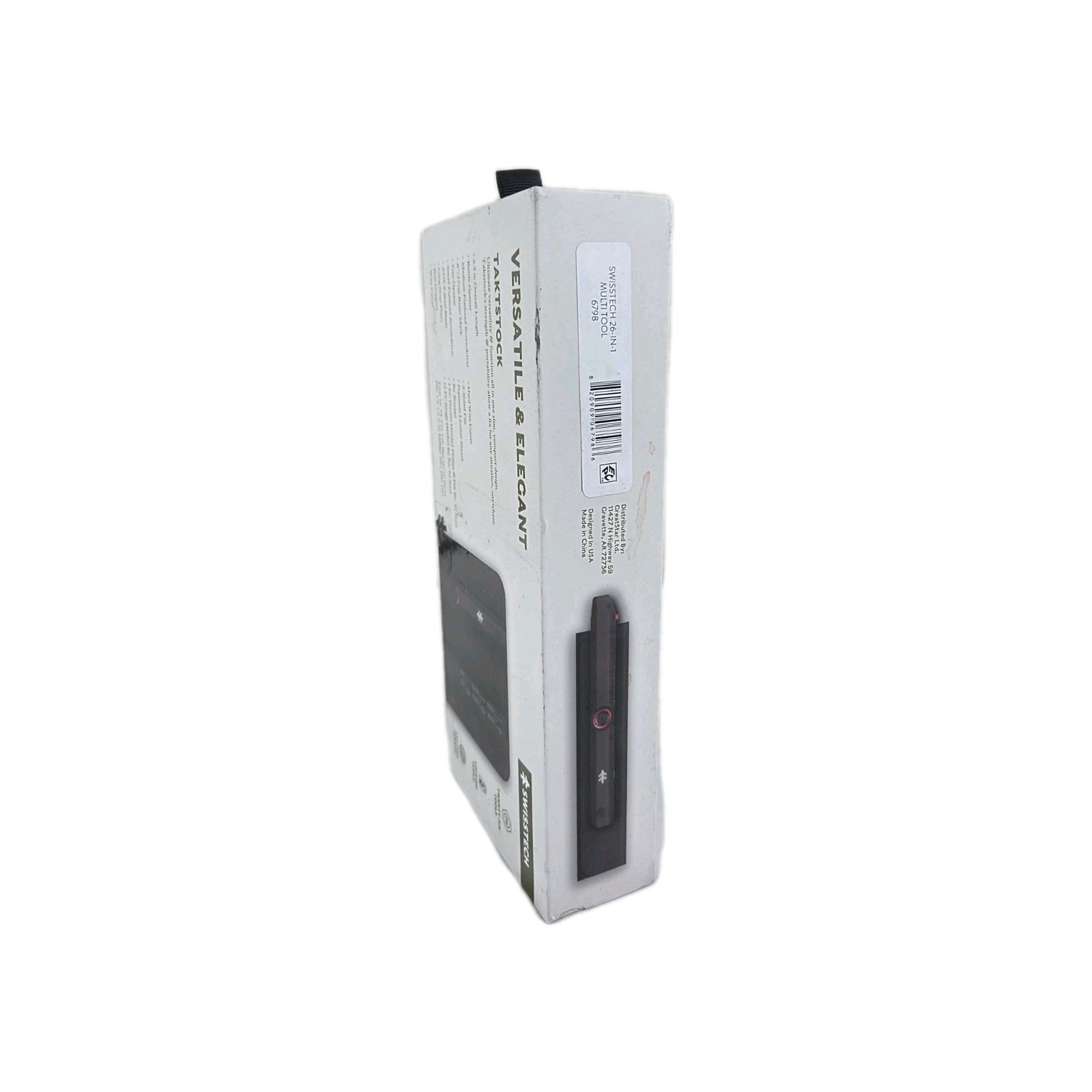 Swiss Tech Taktstock AUS-8 Steel Blade 26-in-1 Folding Multitool