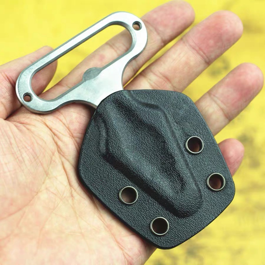EDC Stainless Steel Wrench Bottle Opener Key Chain Ring Crowbar Pry Bar