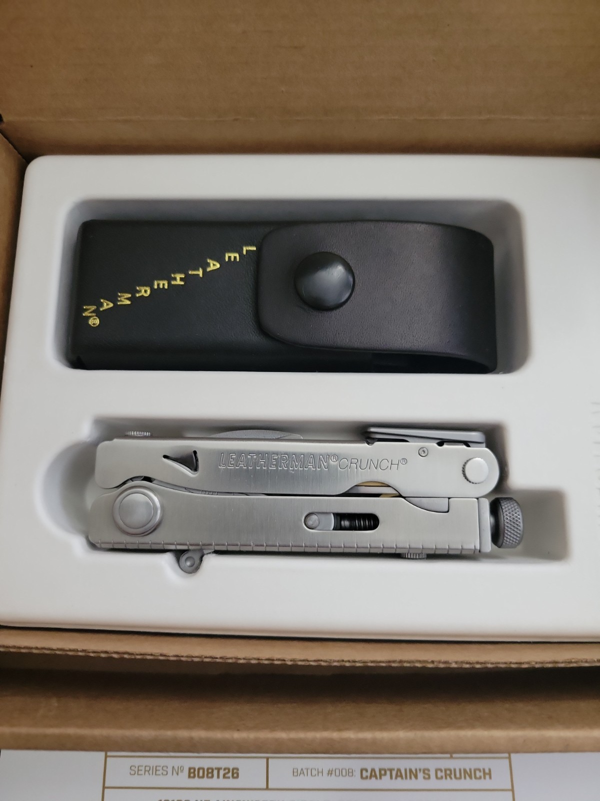 Leatherman Garage Batch #008 Captain’s Crunch Limited Edition 1900 Made IN HAND✅