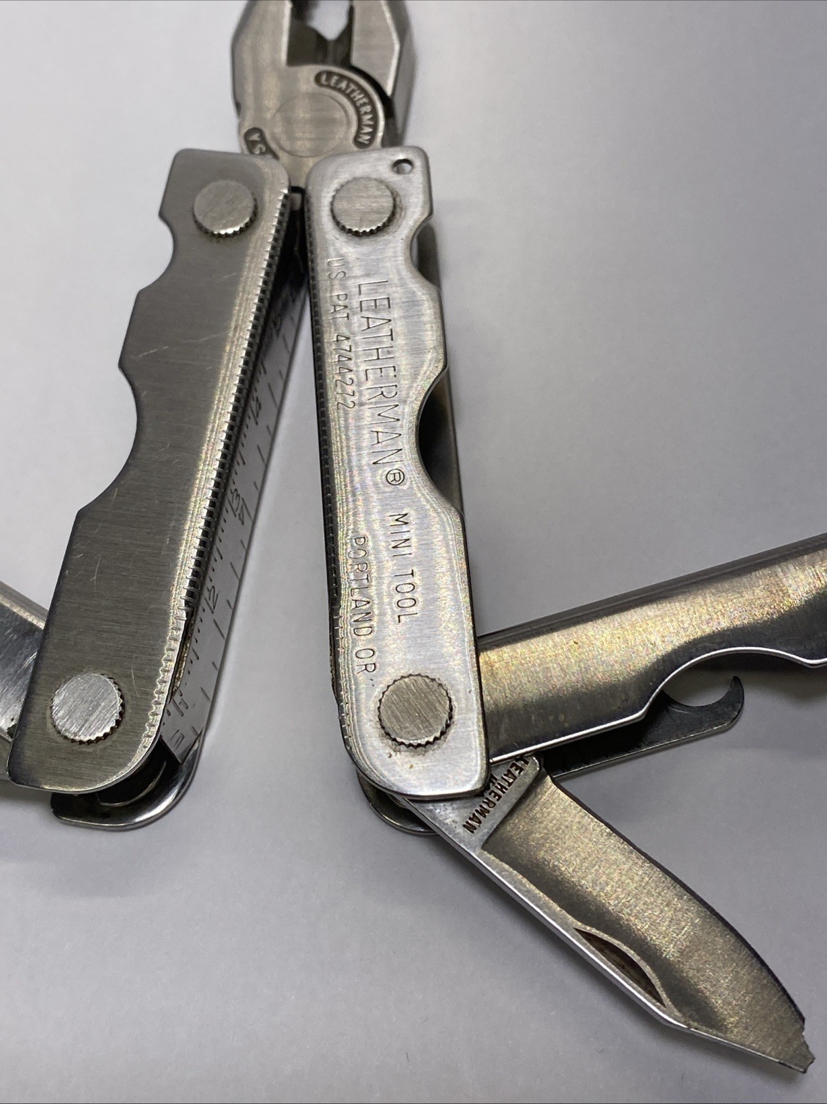 Vintage Leatherman USA Mini Tool Multi Tool Original Sheath Case Discontinued