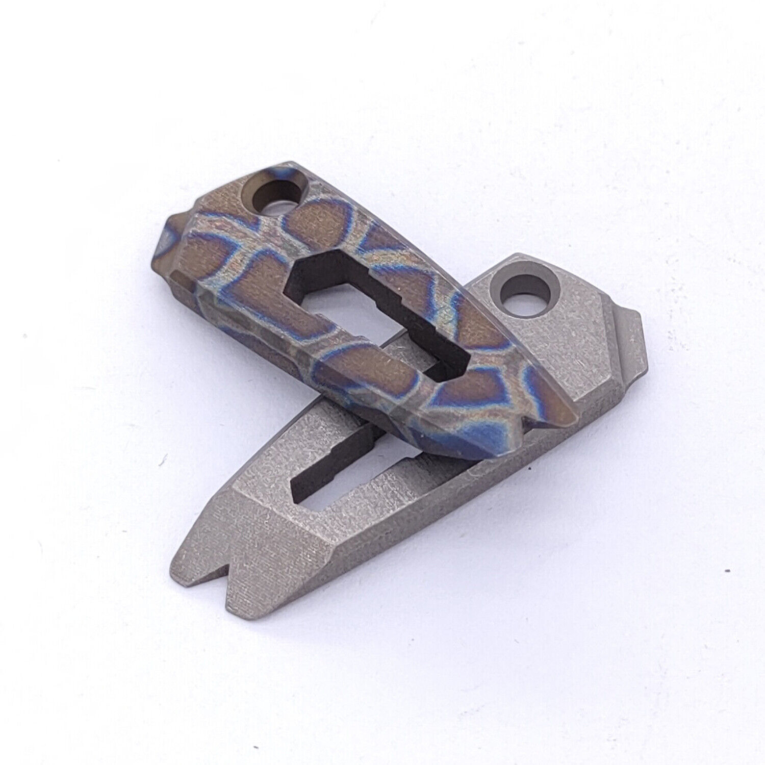 Solid TC4 Titanium Alloy Outdoor EDC Multi Tools Crowbar Pry Bar Screwdriver