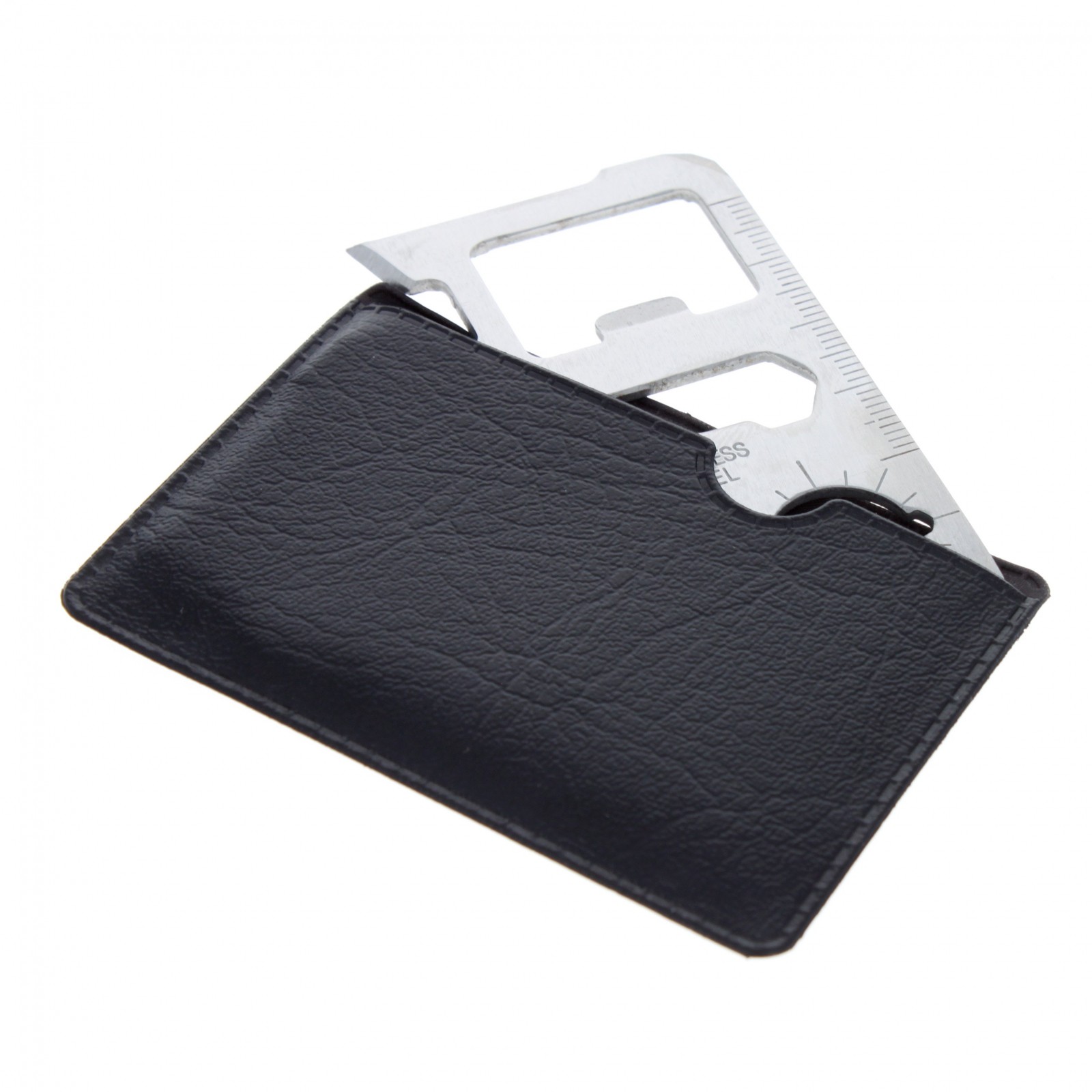 ASR Outdoor 11 in 1 Multi-function Credit Card Sized Wallet Tool Silver