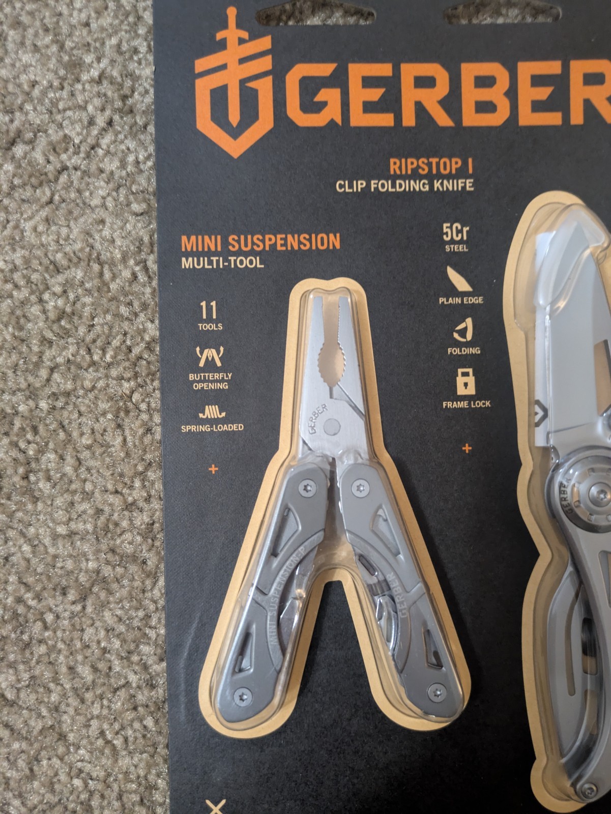 Gerber Mini Suspension Multi Tool Ripstop 1 Knife Gift Pack
