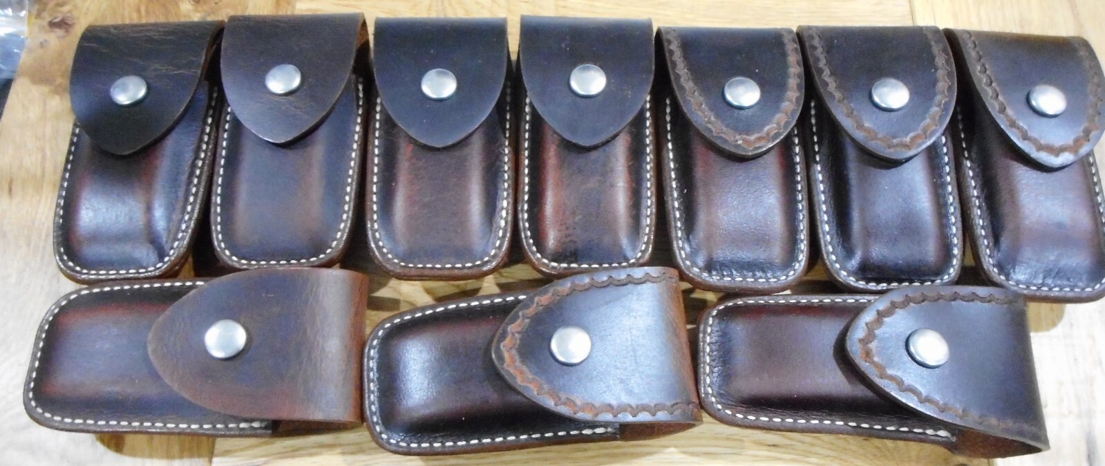Leatherman Wave lot of 10 leather sheaths.. Sheaths only. Wholesale